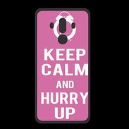 Coque  Huawei MATE 10 PRO PREMIUM Keep Calm Hurry up Rose