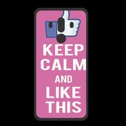 Coque  Huawei MATE 10 PRO PREMIUM Keep Calm Like This Rose