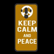 Coque  Huawei MATE 10 PRO PREMIUM Keep Calm Peace Orange