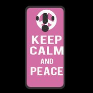 Coque  Huawei MATE 10 PRO PREMIUM Keep Calm Peace Rose