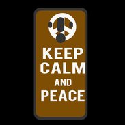 Coque  Huawei MATE 10 PRO PREMIUM Keep Calm Peace Marron