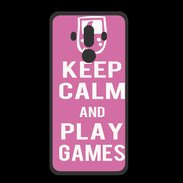 Coque  Huawei MATE 10 PRO PREMIUM Keep Calm Play games Rose