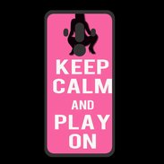 Coque  Huawei MATE 10 PRO PREMIUM Keep Calm Play on Rose