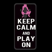 Coque  Huawei MATE 10 PRO PREMIUM Keep Calm Play on Noir