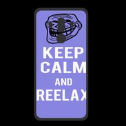 Coque  Huawei MATE 10 PRO PREMIUM Keep Calm Reelax Bleu