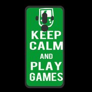 Coque  Huawei MATE 10 PRO PREMIUM Keep Calm Play games Vert