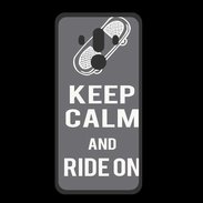 Coque  Huawei MATE 10 PRO PREMIUM Keep Calm Ride on Gris