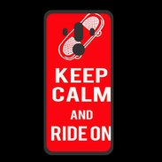 Coque  Huawei MATE 10 PRO PREMIUM Keep Calm Ride on Rouge