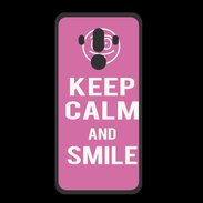 Coque  Huawei MATE 10 PRO PREMIUM Keep Calm Smile Rose
