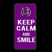 Coque  Huawei MATE 10 PRO PREMIUM Keep Calm Smile Violet