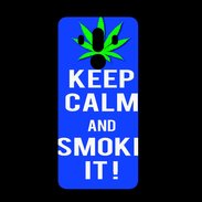 Coque  Huawei MATE 10 PRO PREMIUM Keep Calm Smoke it Bleu