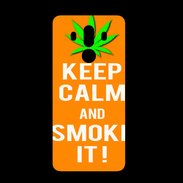 Coque  Huawei MATE 10 PRO PREMIUM Keep Calm Smoke it Orange