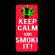 Coque  Huawei MATE 10 PRO PREMIUM Keep Calm Smoke Rouge