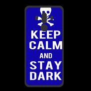 Coque  Huawei MATE 10 PRO PREMIUM Keep Calm Stay dark Bleu