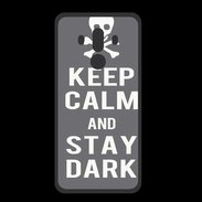 Coque  Huawei MATE 10 PRO PREMIUM Keep Calm Stay dark Gris