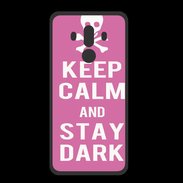 Coque  Huawei MATE 10 PRO PREMIUM Keep Calm Stay dark Rose