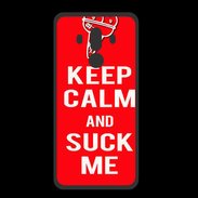 Coque  Huawei MATE 10 PRO PREMIUM Keep Calm Suck me Rouge