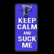 Coque  Huawei MATE 10 PRO PREMIUM Keep Calm Suck me Bleu