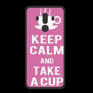 Coque  Huawei MATE 10 PRO PREMIUM Keep Calm Take a cup Rose