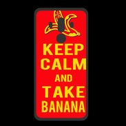 Coque  Huawei MATE 10 PRO PREMIUM Keep Calm Take Banana Rouge