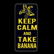 Coque  Huawei MATE 10 PRO PREMIUM Keep Calm Take Banana Noir