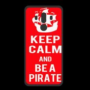 Coque  Huawei MATE 10 PRO PREMIUM Keep Calm Be a Pirate Rouge