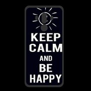 Coque  Huawei MATE 10 PRO PREMIUM Keep Calm Be Happy Noir