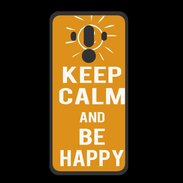 Coque  Huawei MATE 10 PRO PREMIUM Keep Calm Be Happy Orange