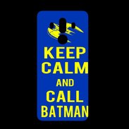 Coque  Huawei MATE 10 PRO PREMIUM Keep Calm Batman Bleu