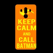 Coque  Huawei MATE 10 PRO PREMIUM Keep Calm Call Batman Orange