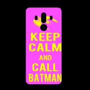 Coque  Huawei MATE 10 PRO PREMIUM Keep Calm Call Batman Rose