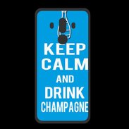 Coque  Huawei MATE 10 PRO PREMIUM Keep Calm Drink champagne Cyan