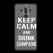 Coque  Huawei MATE 10 PRO PREMIUM Keep Calm Drink champagne Gris