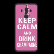 Coque  Huawei MATE 10 PRO PREMIUM Keep Calm Drink champagne Rose