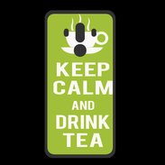 Coque  Huawei MATE 10 PRO PREMIUM Keep Calm Drink Tea Vert pomme