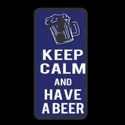 Coque  Huawei MATE 10 PRO PREMIUM Keep Calm Have a beer Bleu