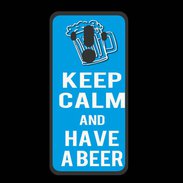 Coque  Huawei MATE 10 PRO PREMIUM Keep Calm Have a beer Cyan