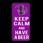 Coque  Huawei MATE 10 PRO PREMIUM Keep Calm Have a beer Violet