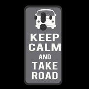 Coque  Huawei MATE 10 PRO PREMIUM Keep Calm Take Road Gris