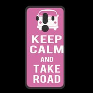 Coque  Huawei MATE 10 PRO PREMIUM Keep Calm Take Road Rose