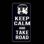 Coque  Huawei MATE 10 PRO PREMIUM Keep Calm Take Road Noir