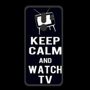 Coque  Huawei MATE 10 PRO PREMIUM Keep Calm Watch TV Noir