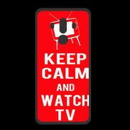 Coque  Huawei MATE 10 PRO PREMIUM Keep Calm Watch TV Rouge