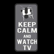 Coque  Huawei MATE 10 PRO PREMIUM Keep Calm Watch TV Gris