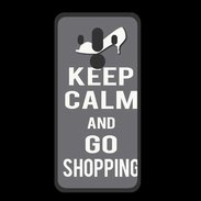 Coque  Huawei MATE 10 PRO PREMIUM Keep Calm go shopping Gris