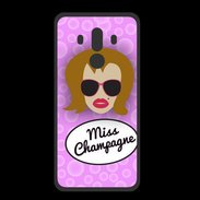 Coque  Huawei MATE 10 PRO PREMIUM Miss Champagne Rousse
