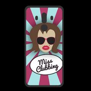 Coque  Huawei MATE 10 PRO PREMIUM Miss Clubbing Chatain