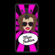 Coque  Huawei MATE 10 PRO PREMIUM Miss Fashion Chatain