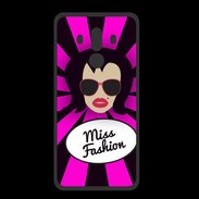 Coque  Huawei MATE 10 PRO PREMIUM Miss Fashion Brune