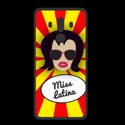 Coque  Huawei MATE 10 PRO PREMIUM Miss Latina Brune